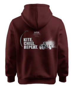 Basic Hooded Sweatshirt Motiv "Kite-Chill-Repeat"